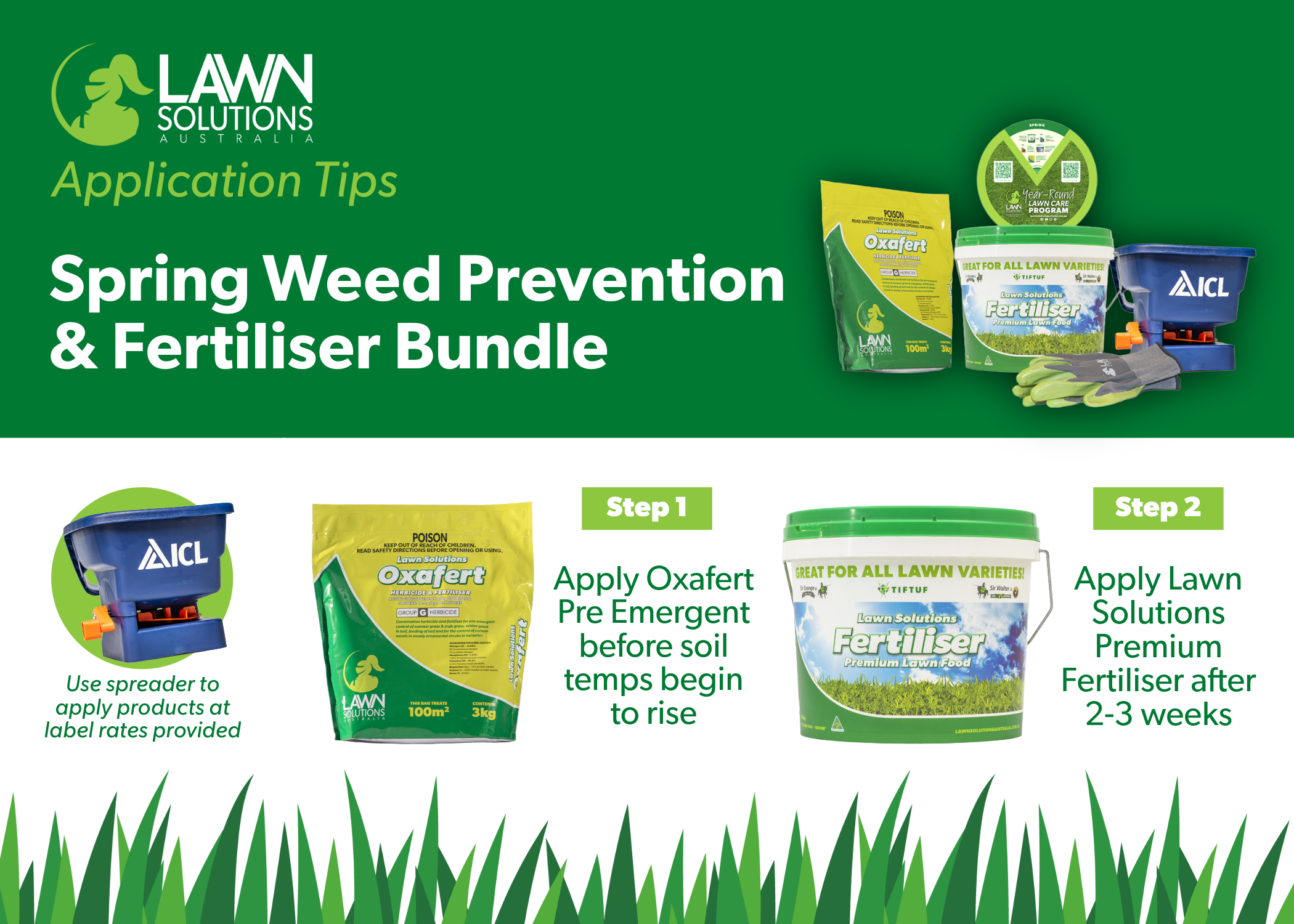 Spring Weed Prevention Fertiliser Bundle