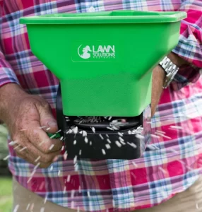 spreading fertiliser