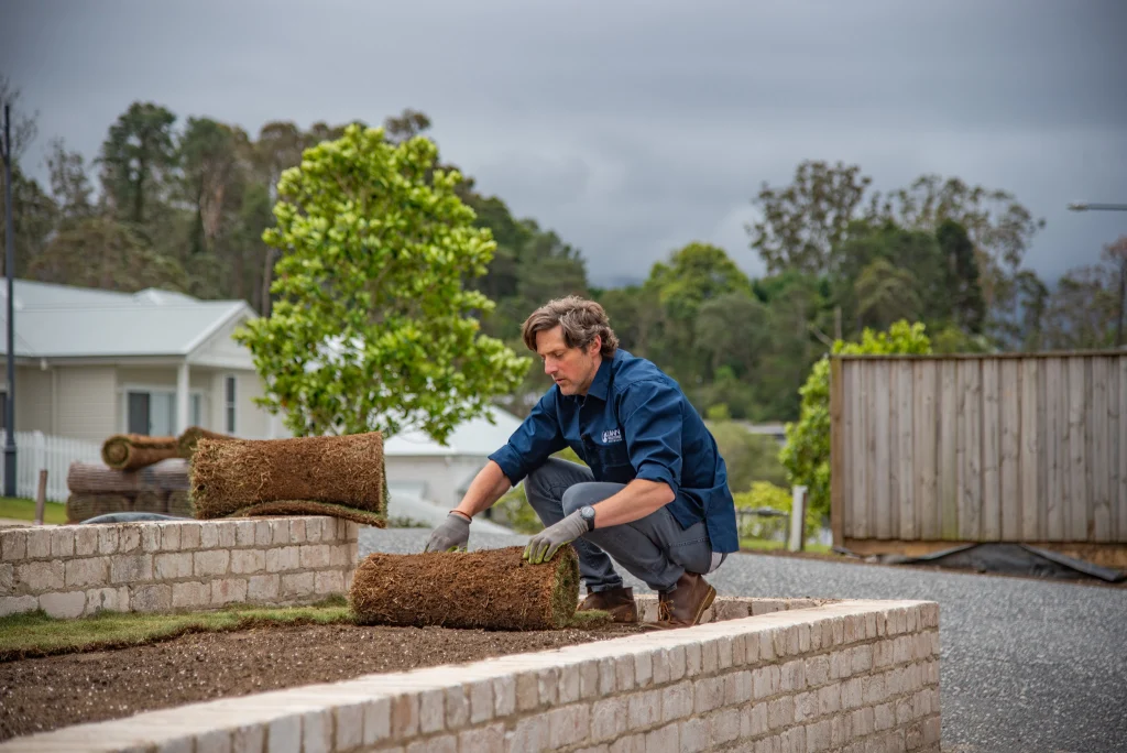 laying turf