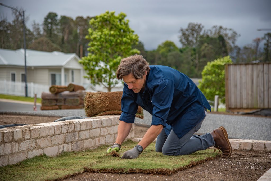 laying new lawn