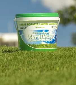 new lawn fertilising