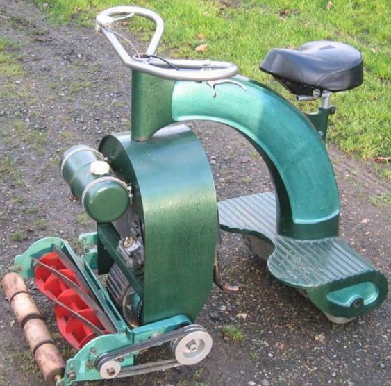 cylinder lawn mower fun