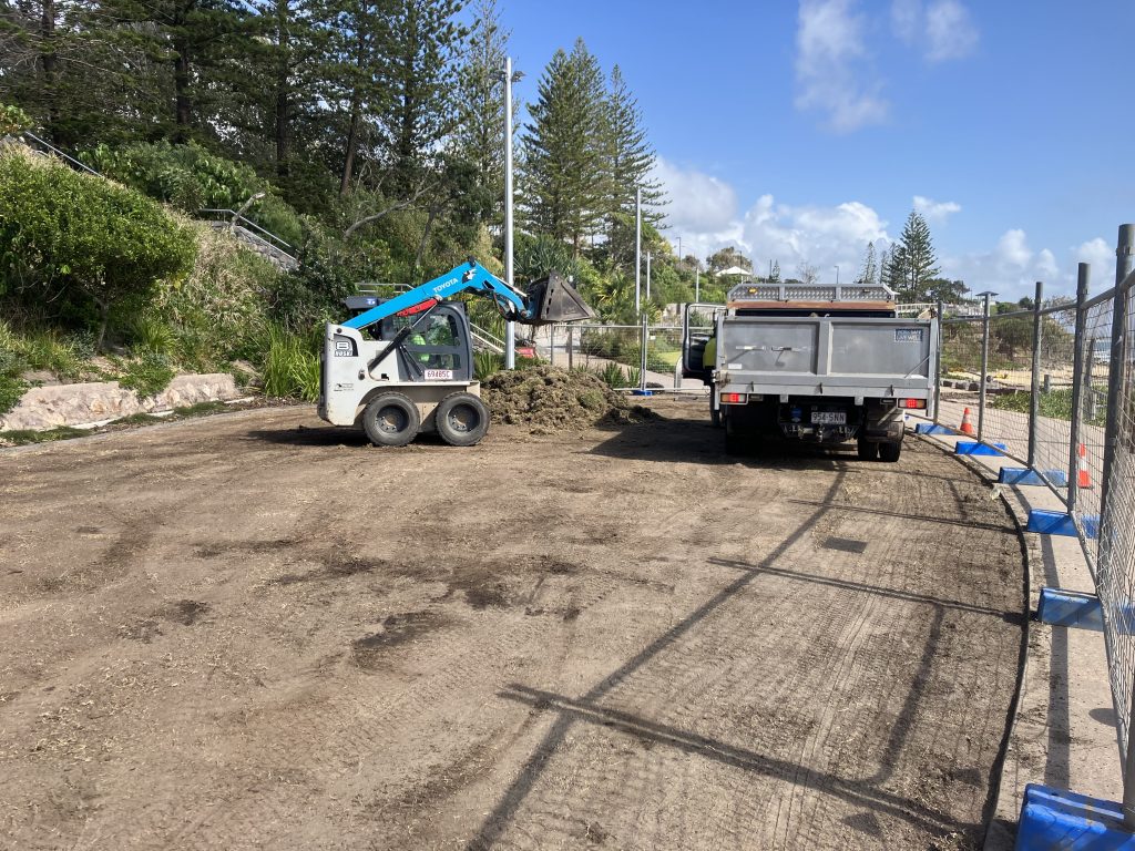 Mooloolaba foreshore returfing